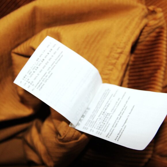 BNWT SS22 ACNE STUDIOS CORDUROY SHIRT 46 - Picture 10 of 11